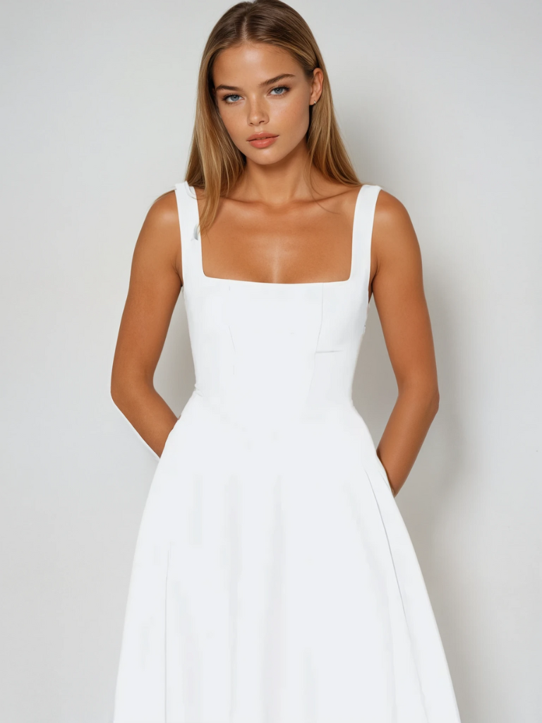 Scarlett Grace | Elegant Midi Dress