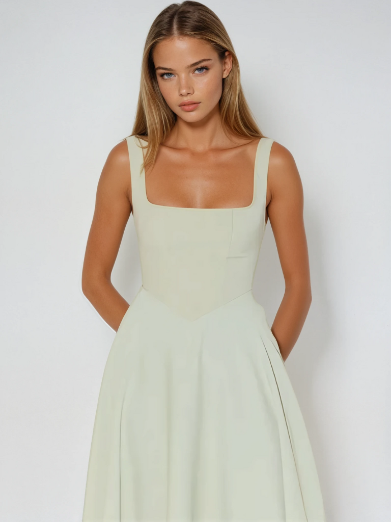 Scarlett Grace | Elegant Midi Dress