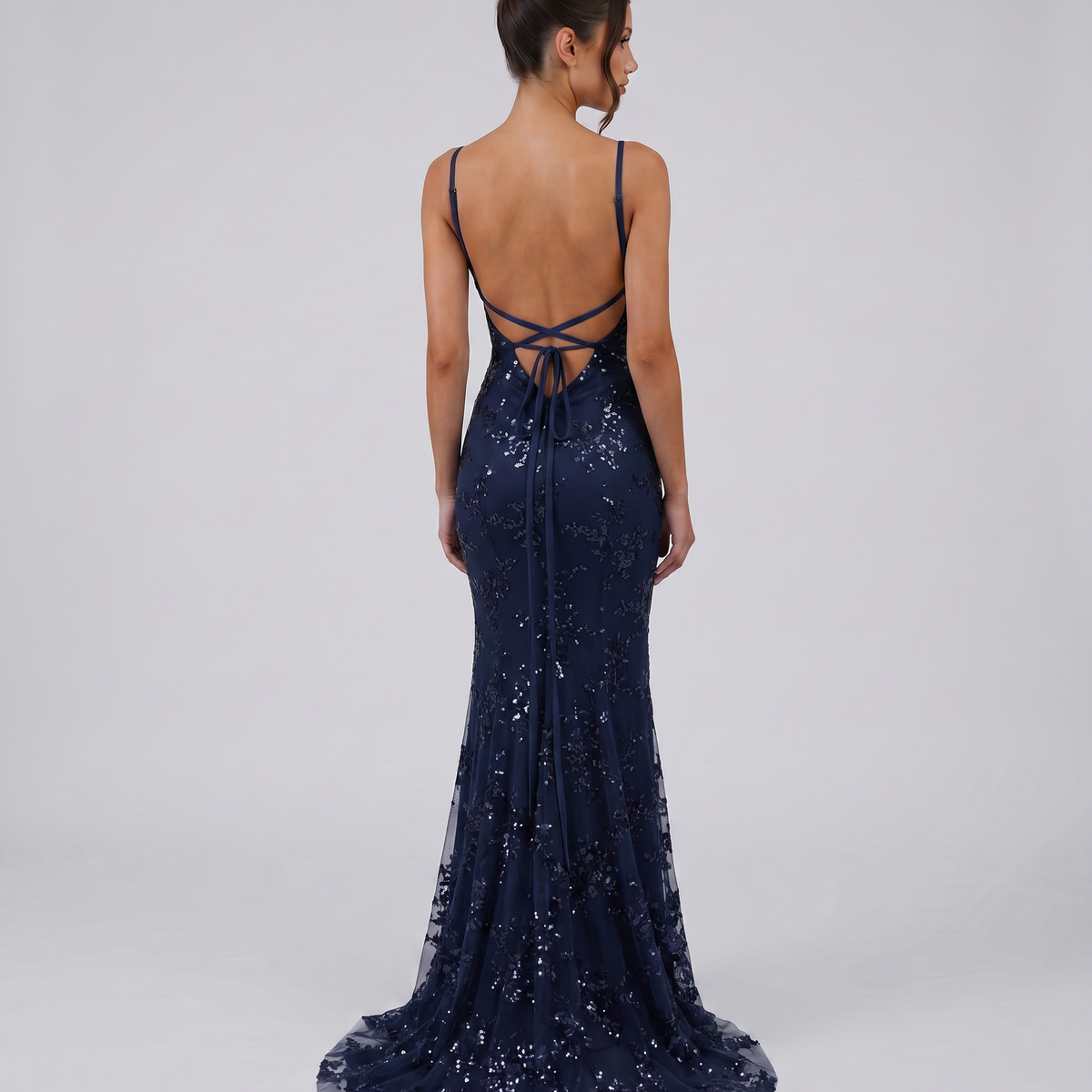 Rita | Maxi Dress with Deep V-Neck and Embellished Detail