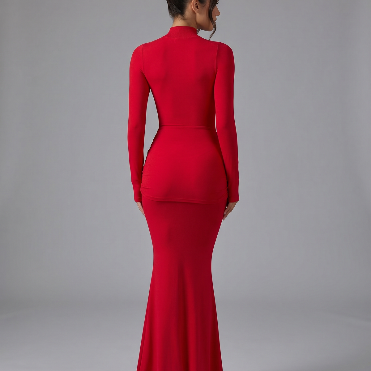 Daphne | Maxi Dress with Hip Drape Detail