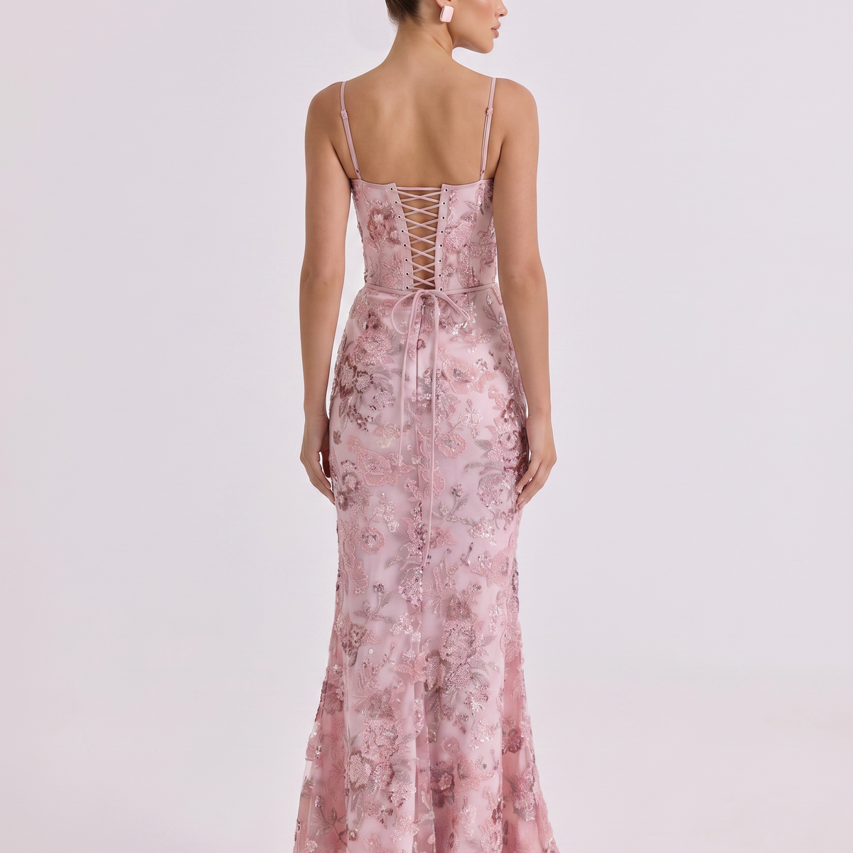 Landry | Corset Maxi Dress with Beaded Embellishment