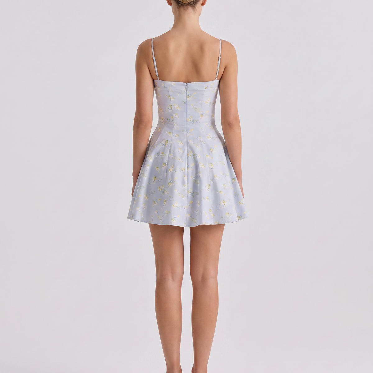 Sandi | Flared Mini Sundress with Thin Straps