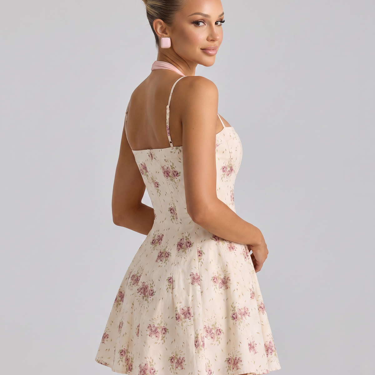 Sandi | Flared Mini Sundress with Thin Straps
