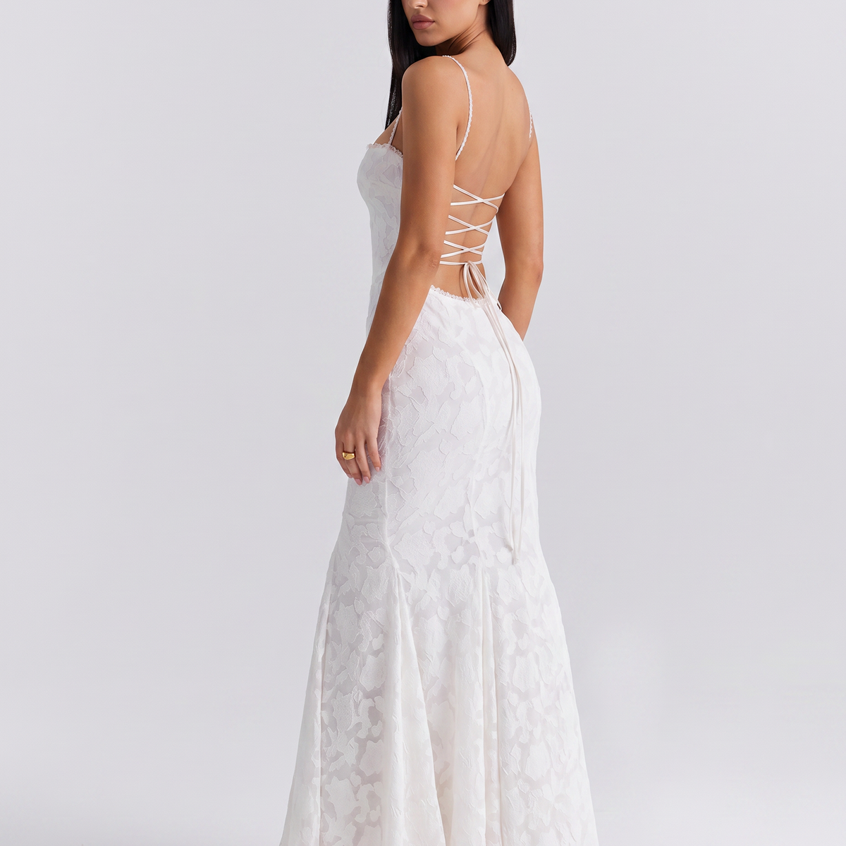 Krista | Maxi Dress with Lace-Up Back