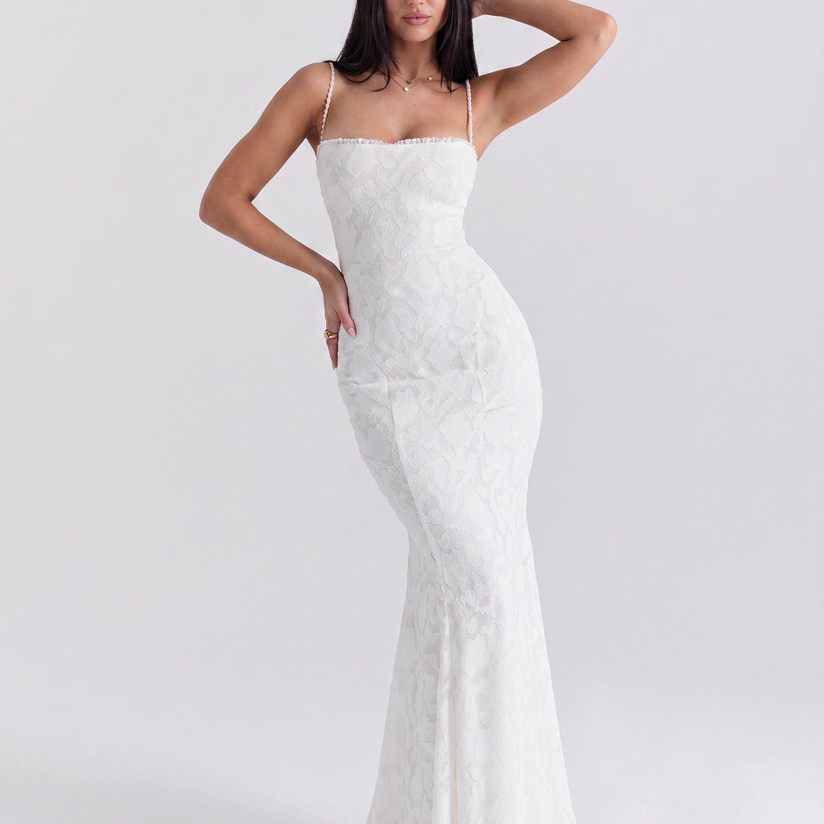 Krista | Maxi Dress with Lace-Up Back