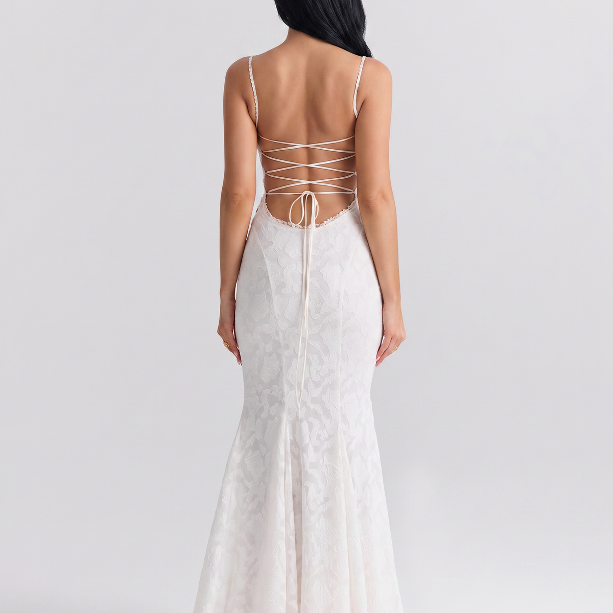Krista | Maxi Dress with Lace-Up Back
