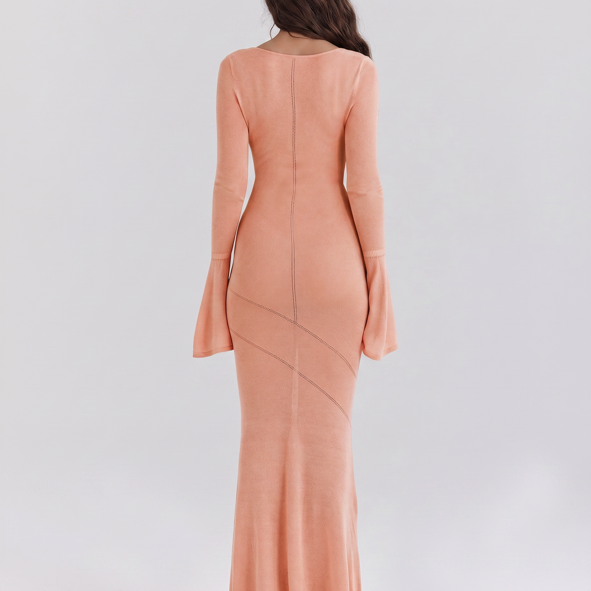 Camryn | Knit Maxi Dress with Cut-Out Bodice