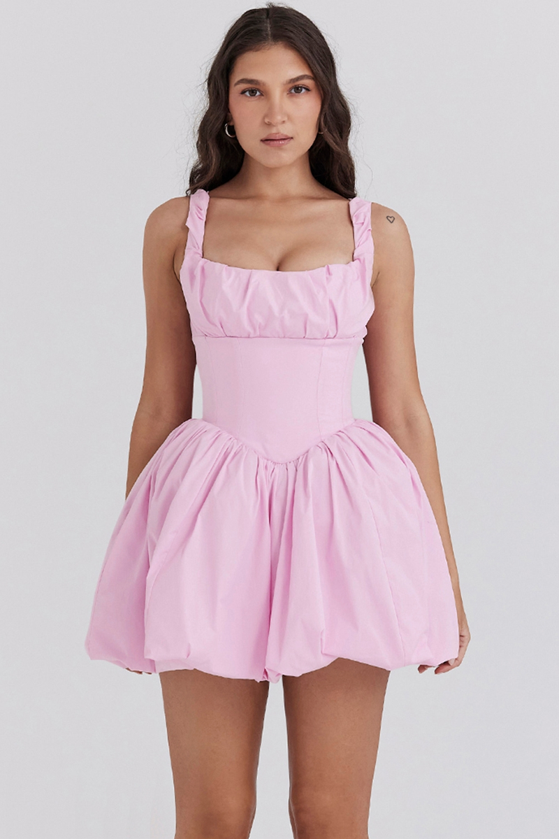 Megan | Cotton Tulle Mini Dress