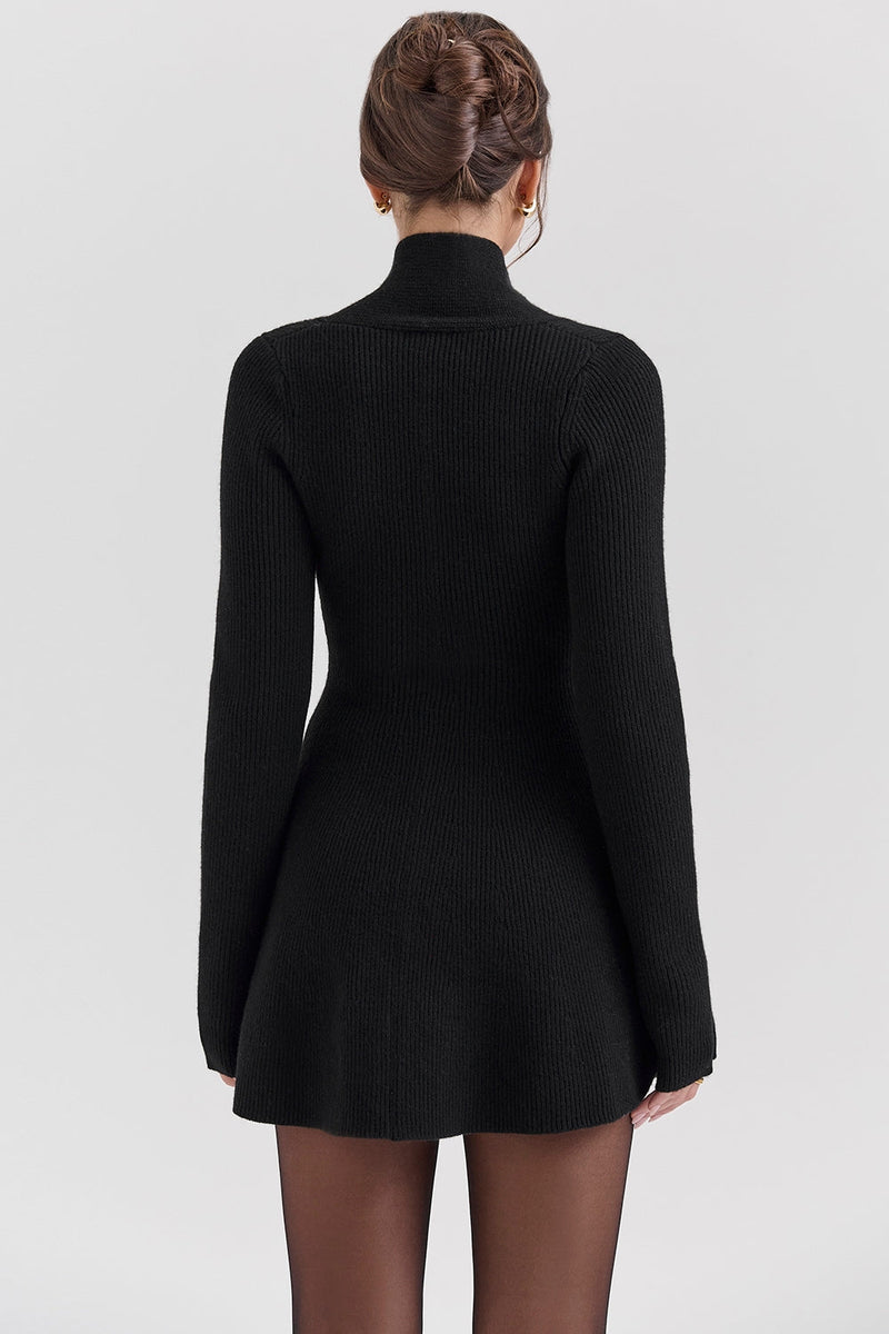 Earlene | Knitted Cardigan Mini Dress