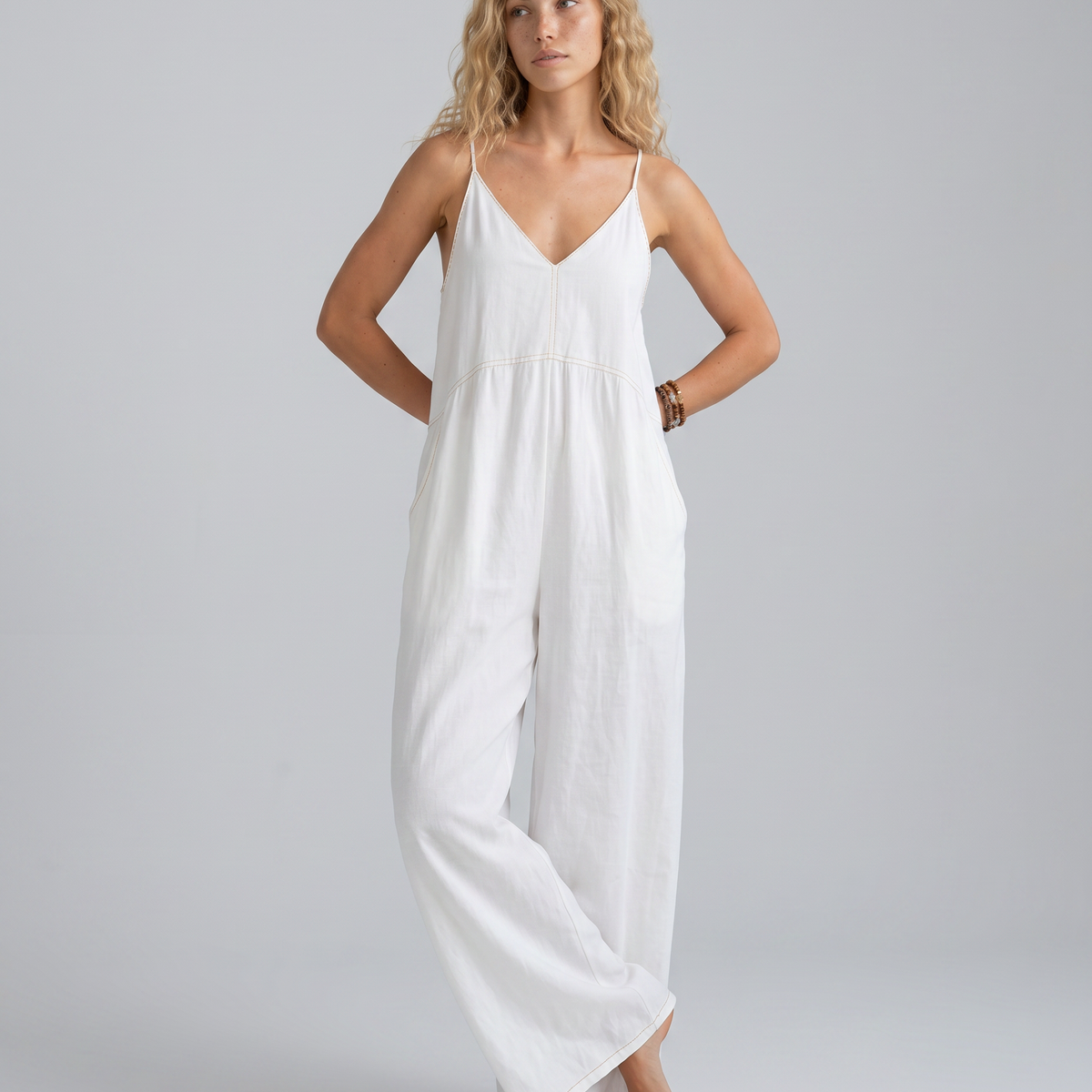 Aileen | Sleeveless Loose Wide-Leg Jumpsuit