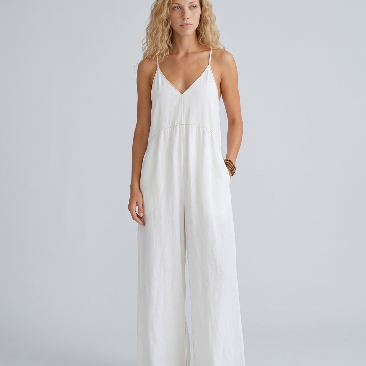 Aileen | Sleeveless Loose Wide-Leg Jumpsuit