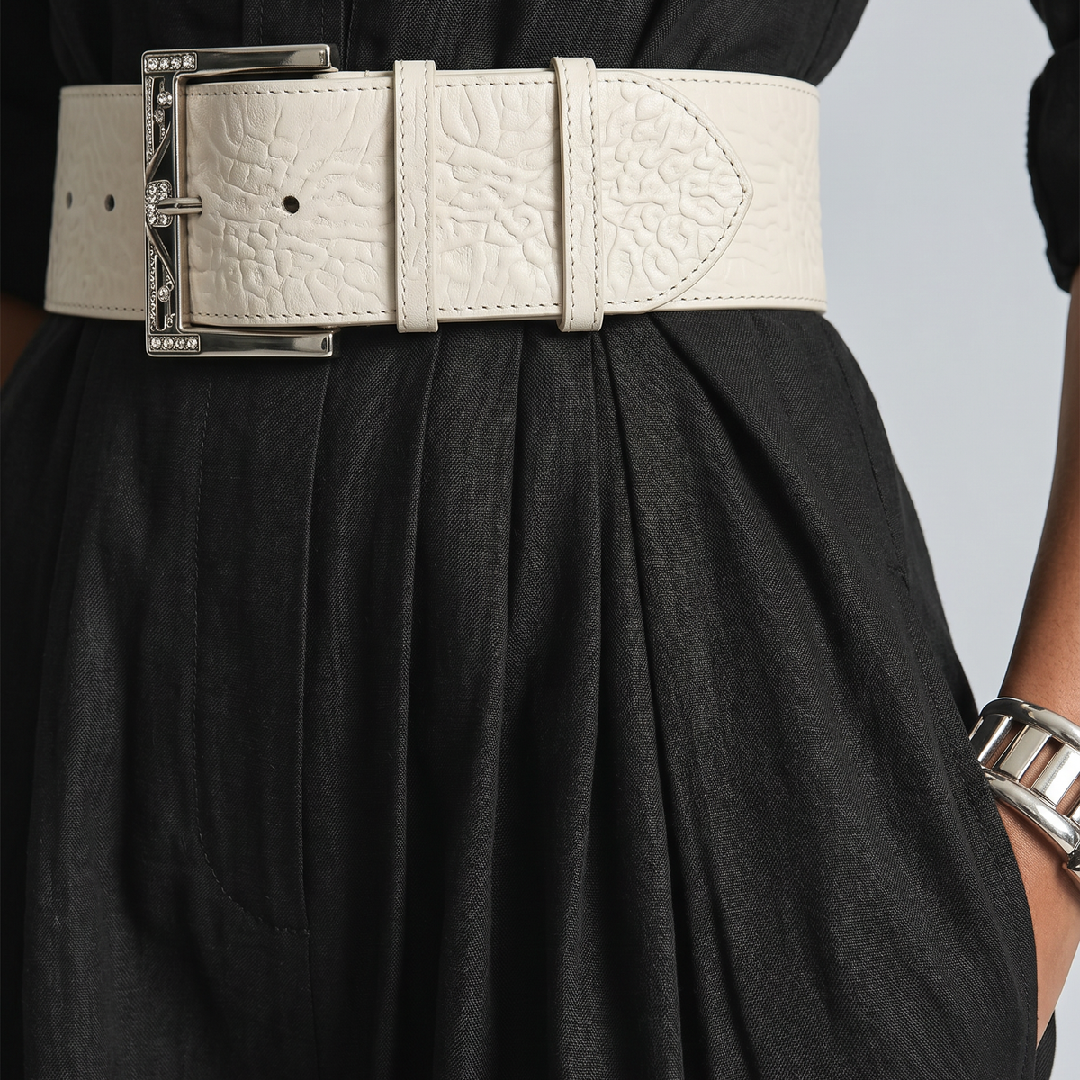 Leah | Belted Wide-Leg Jumpsuit
