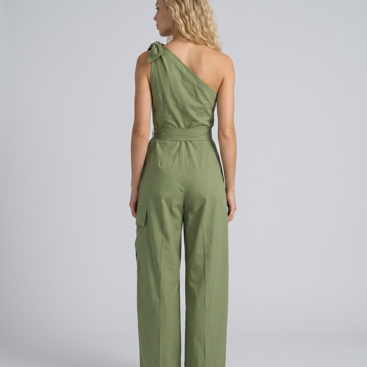 Leslie | One-Shoulder Wide-Leg Jumpsuit