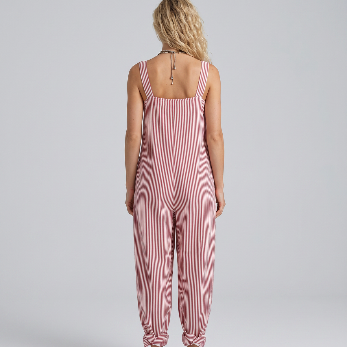 Marlowe | Striped Sleeveless Jumpsuit with Relaxed Fit