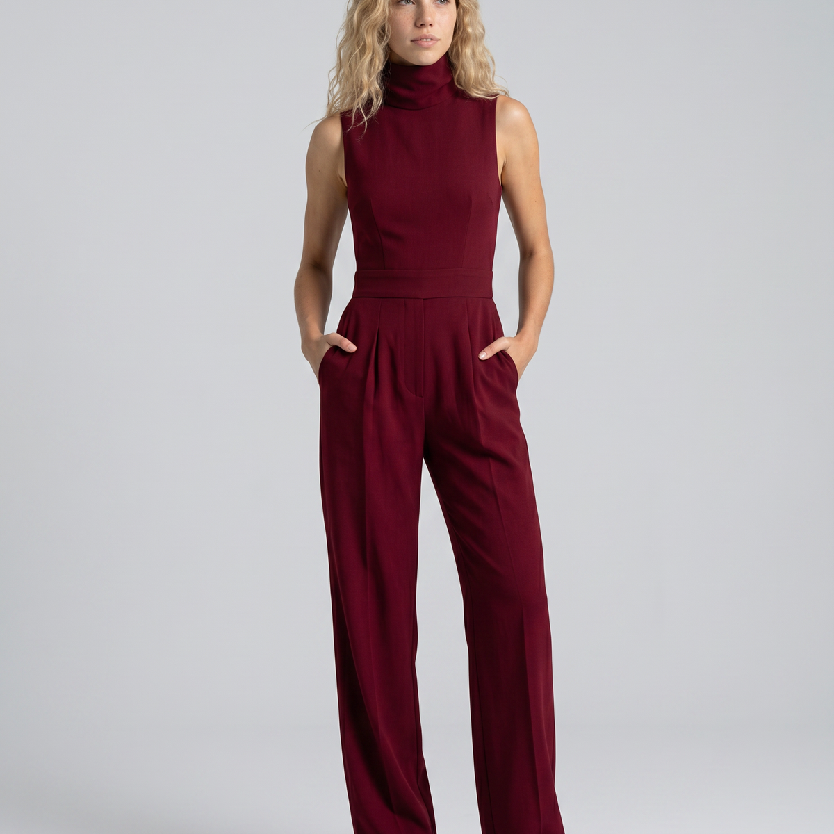 Iris | Sleeveless Wide-Leg Jumpsuit