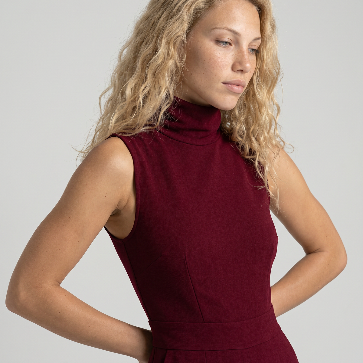Iris | Sleeveless Wide-Leg Jumpsuit