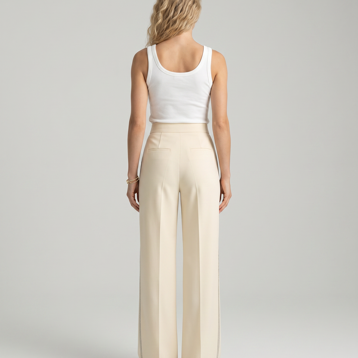 Traci | Wide Leg High-Waist Trousers