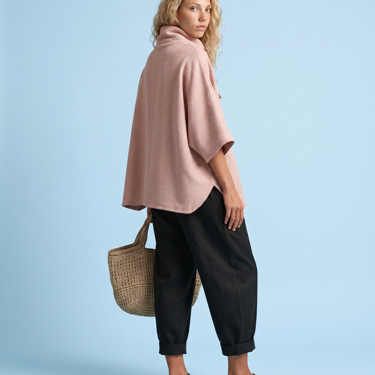 Camille | Relaxed Tapered Trousers with Side Pockets