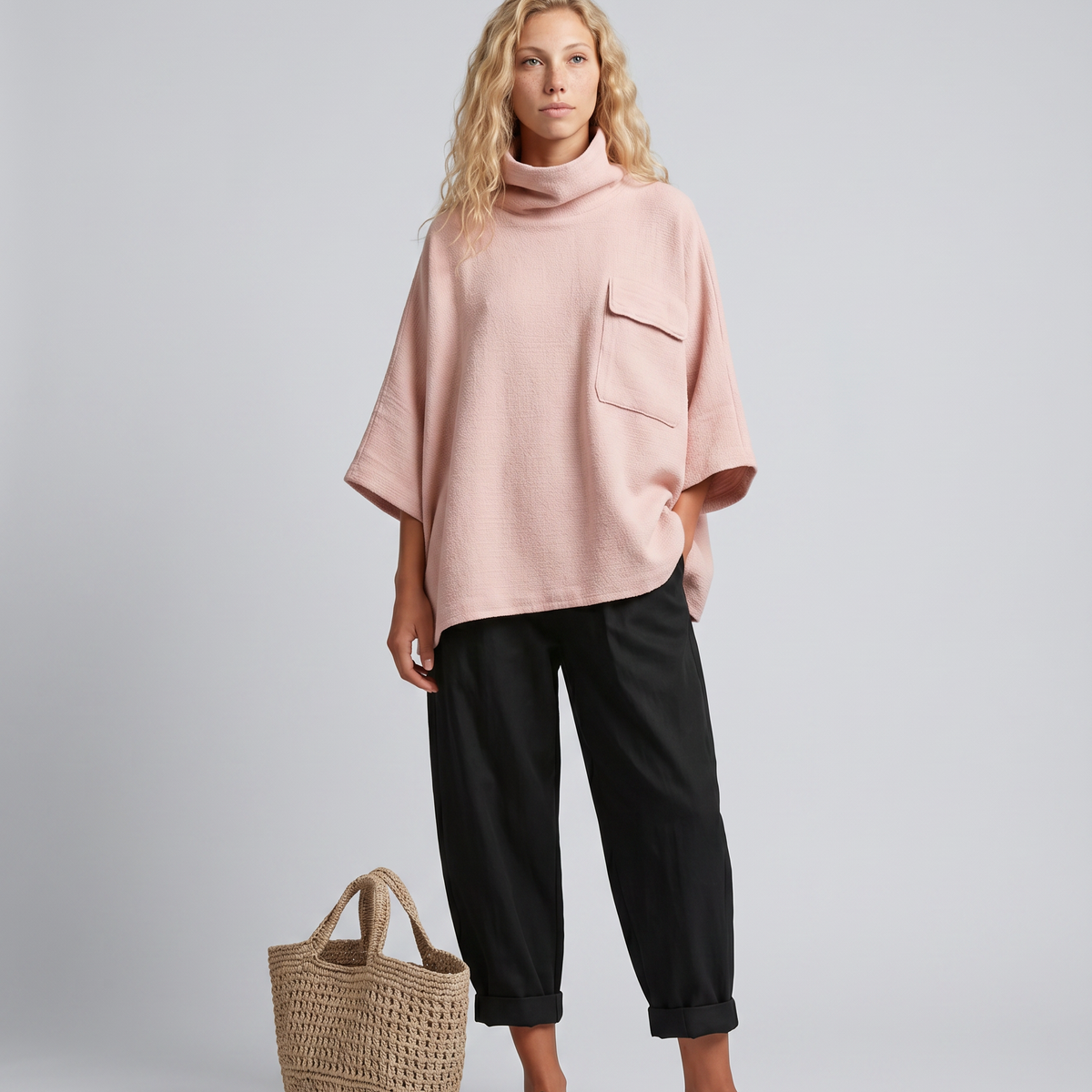 Camille | Relaxed Tapered Trousers with Side Pockets