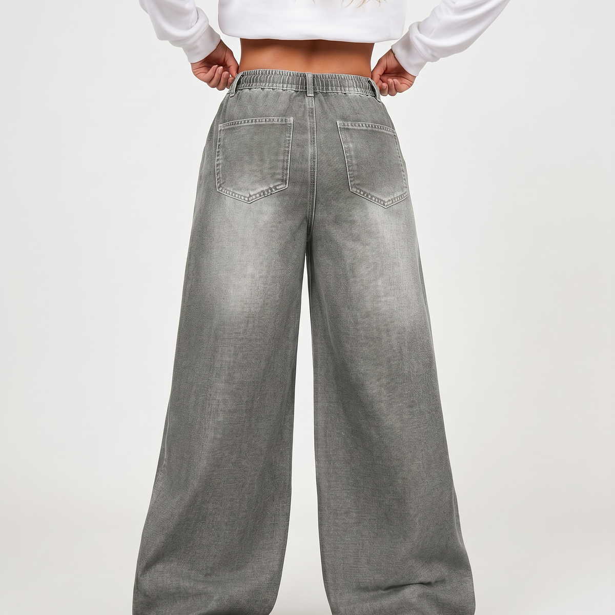 Diane | Wide-Leg Jeans with Drawstring Waist