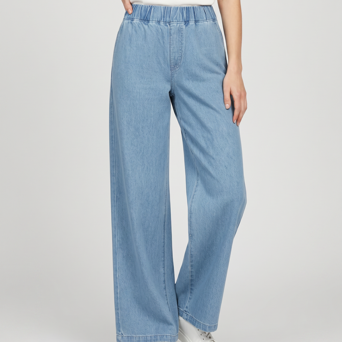 Dina | Wide-Leg Jeans with Elastic Waist