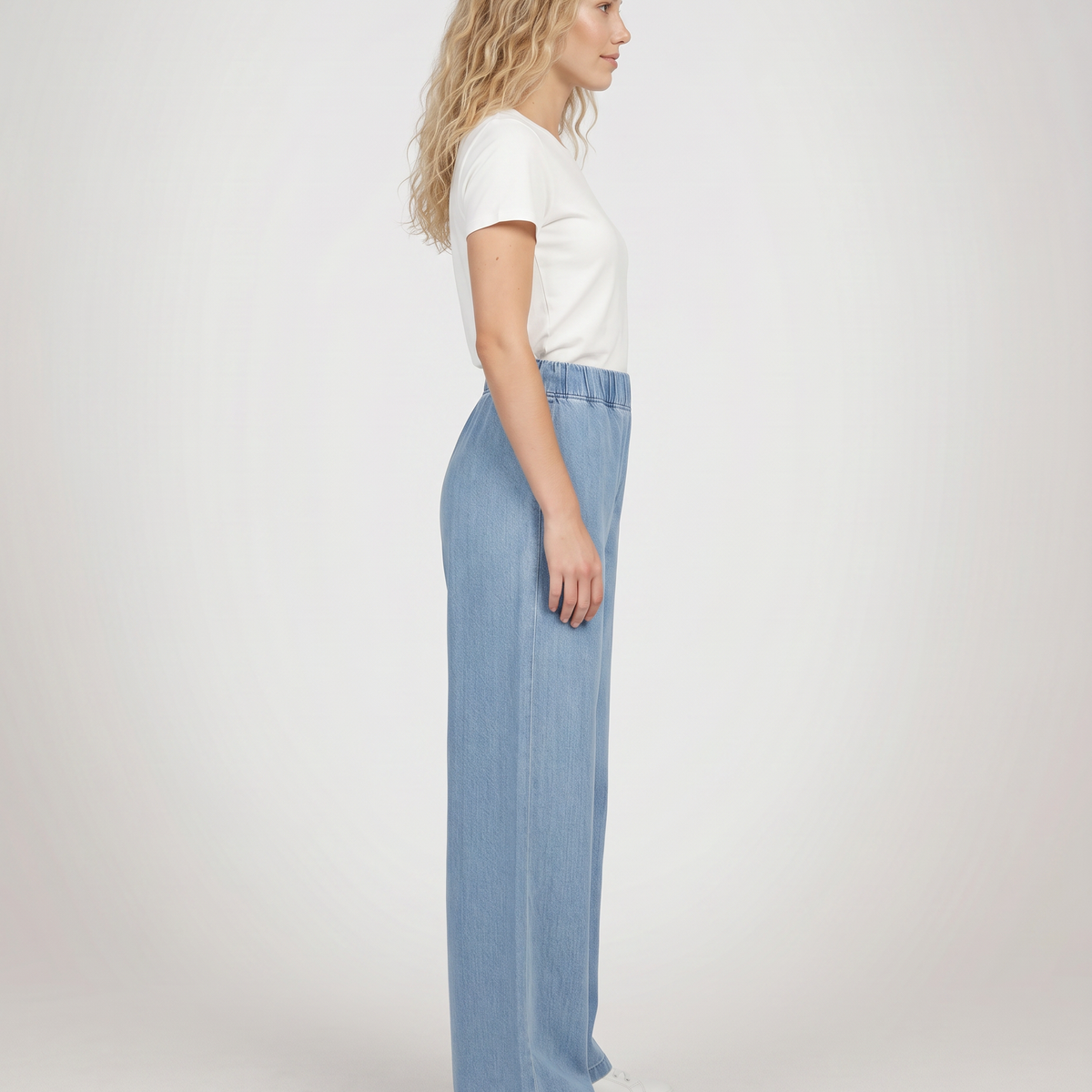 Dina | Wide-Leg Jeans with Elastic Waist