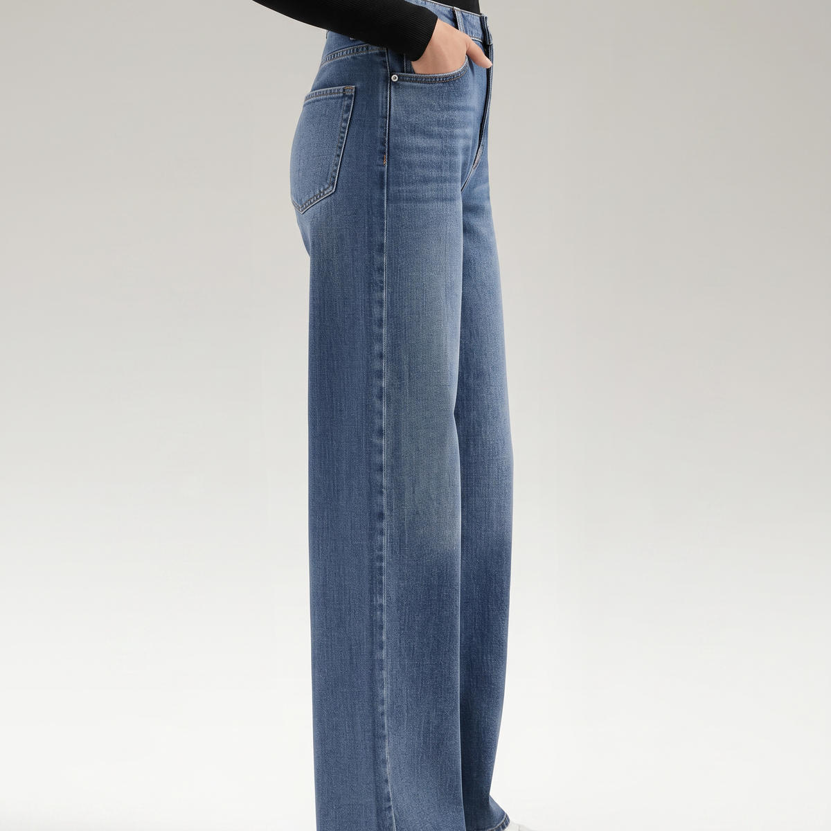 Celia | Wide-Leg Jeans with Belt Loops