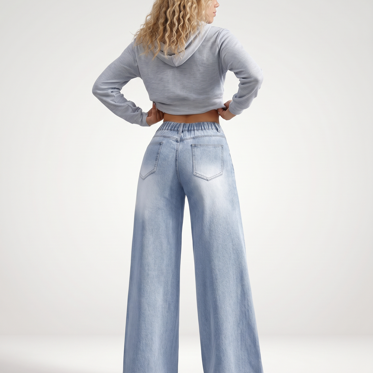 Nellie | Wide-Leg Jeans with Front Pockets