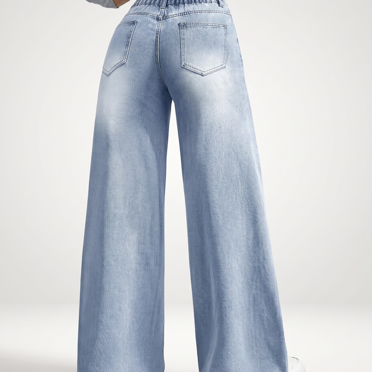Nellie | Wide-Leg Jeans with Front Pockets
