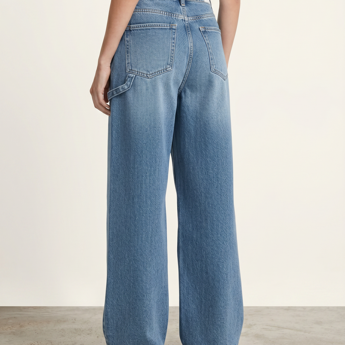 Esther | Wide-Leg Jeans with Curved Front Pockets