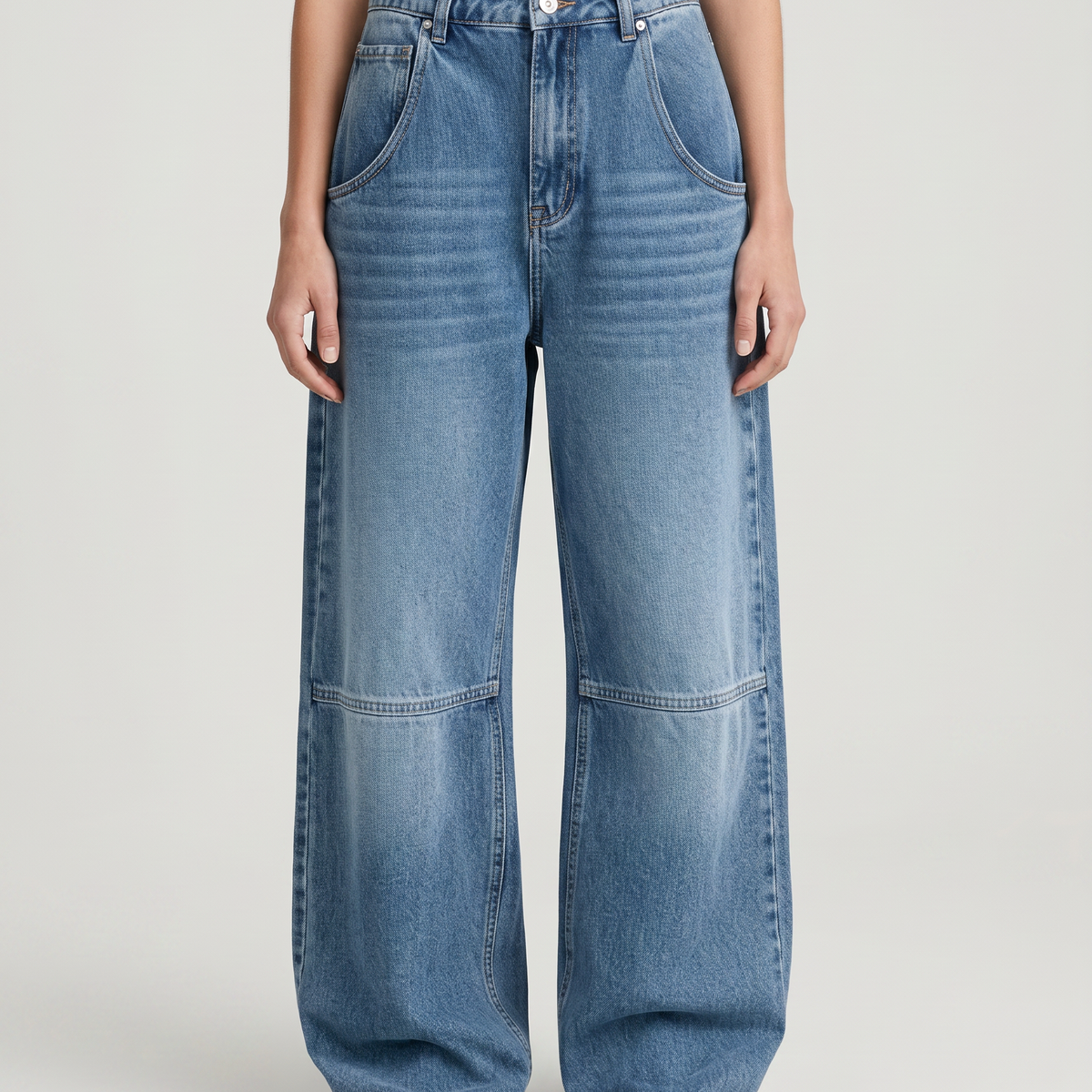 Esther | Wide-Leg Jeans with Curved Front Pockets