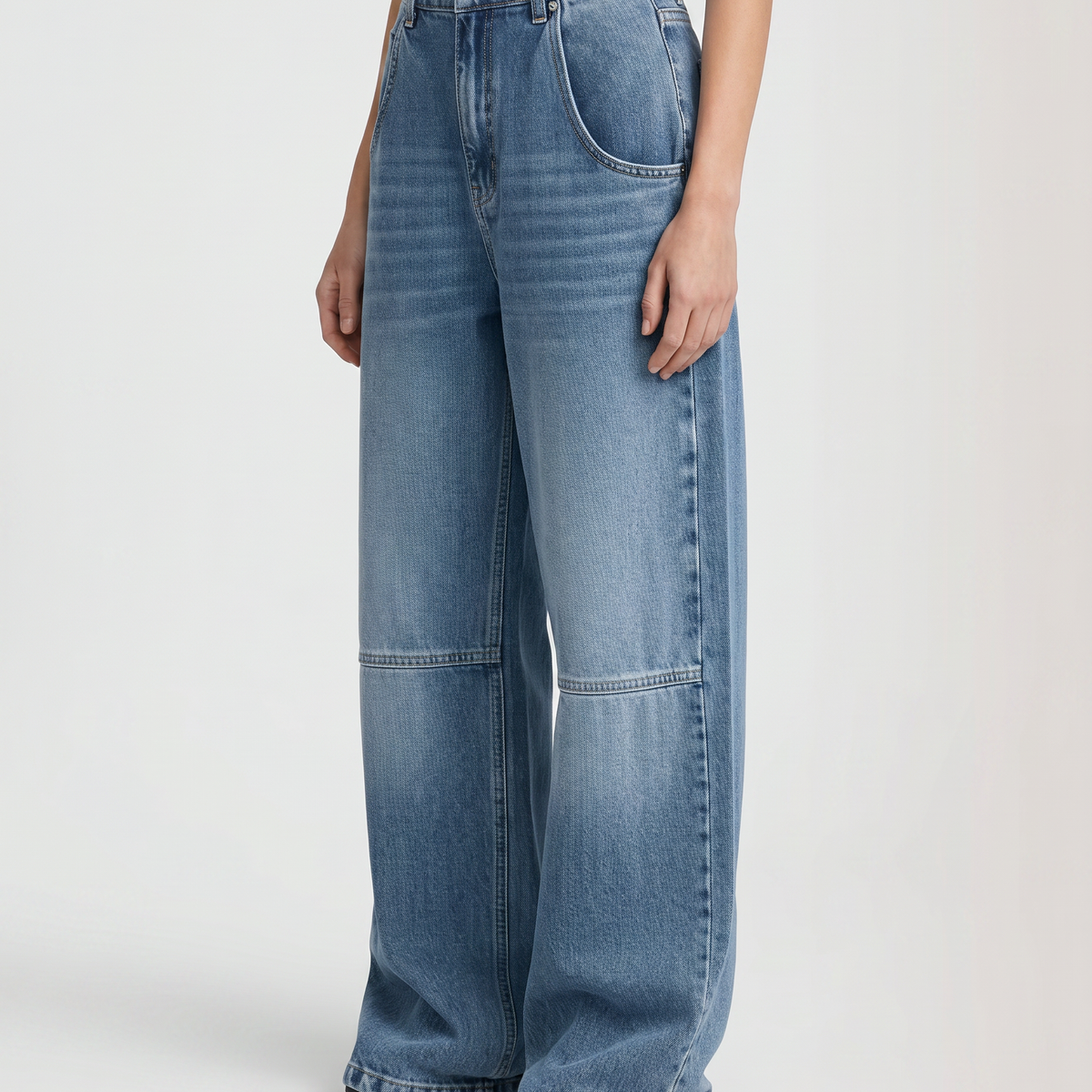 Esther | Wide-Leg Jeans with Curved Front Pockets
