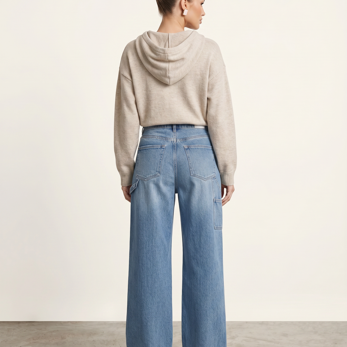 Esther | Wide-Leg Jeans with Curved Front Pockets
