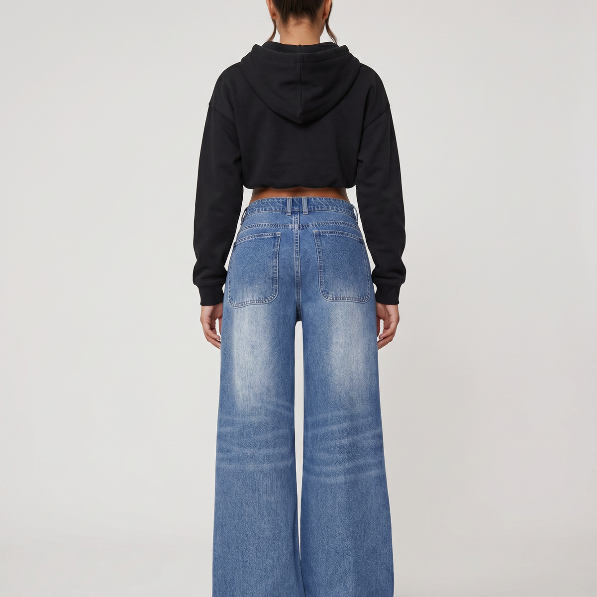 Gail | Wide-Leg Jeans with Front Pockets