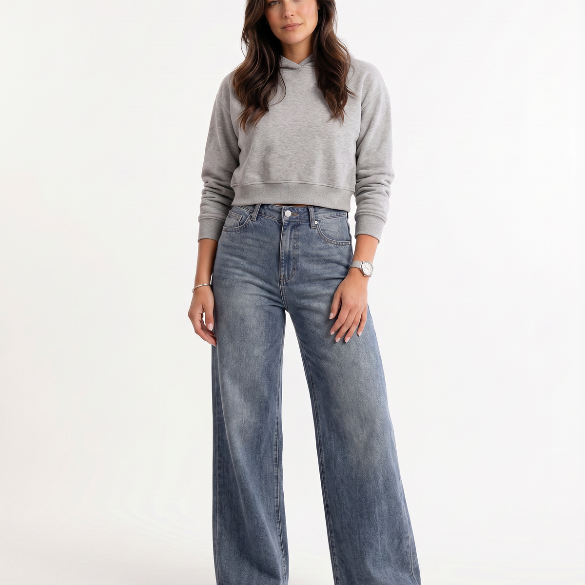 Lessie | Wide-Leg Jeans with Drawstring Waist