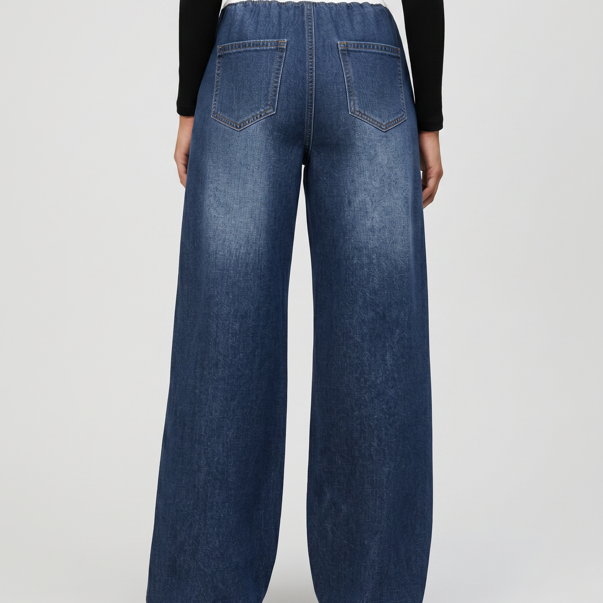 Rhea | Wide-Leg Jeans with Drawstring Waist