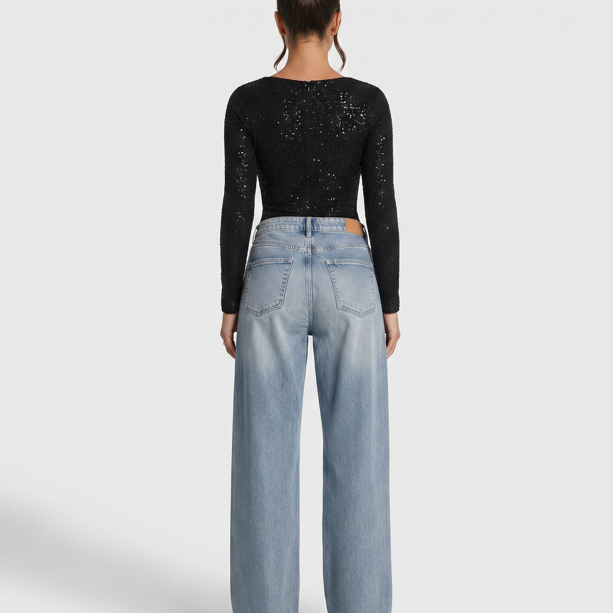 Bettye | Wide-Leg Jeans with Long Hem