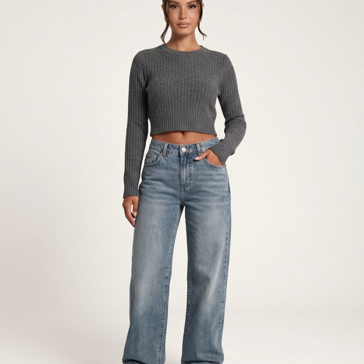 Bettye | Wide-Leg Jeans with Long Hem