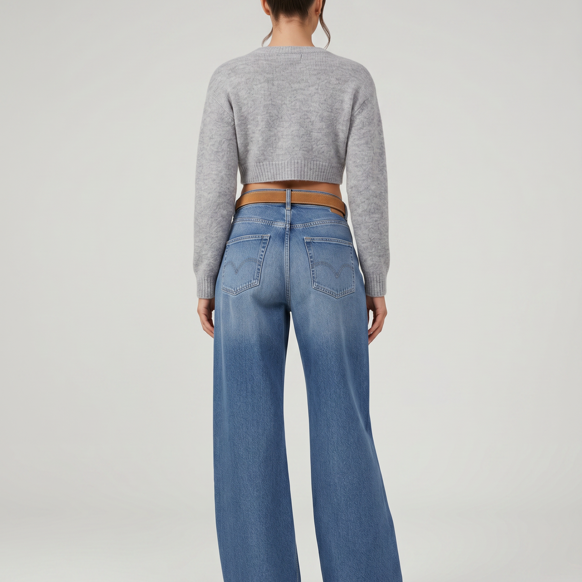 Janna | Wide-Leg Jeans with Front Fastening