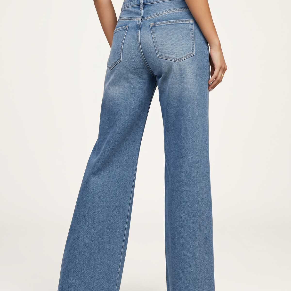 Kari | Wide-Leg Jeans with Frayed Hem