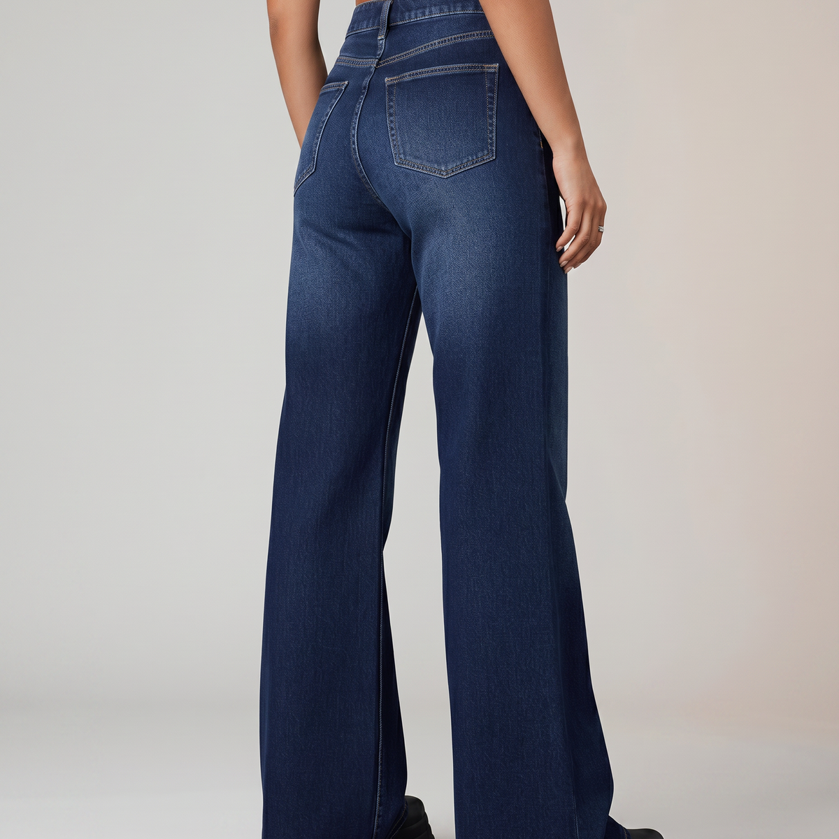 Leona | Wide-Leg Jeans with Mid Rise
