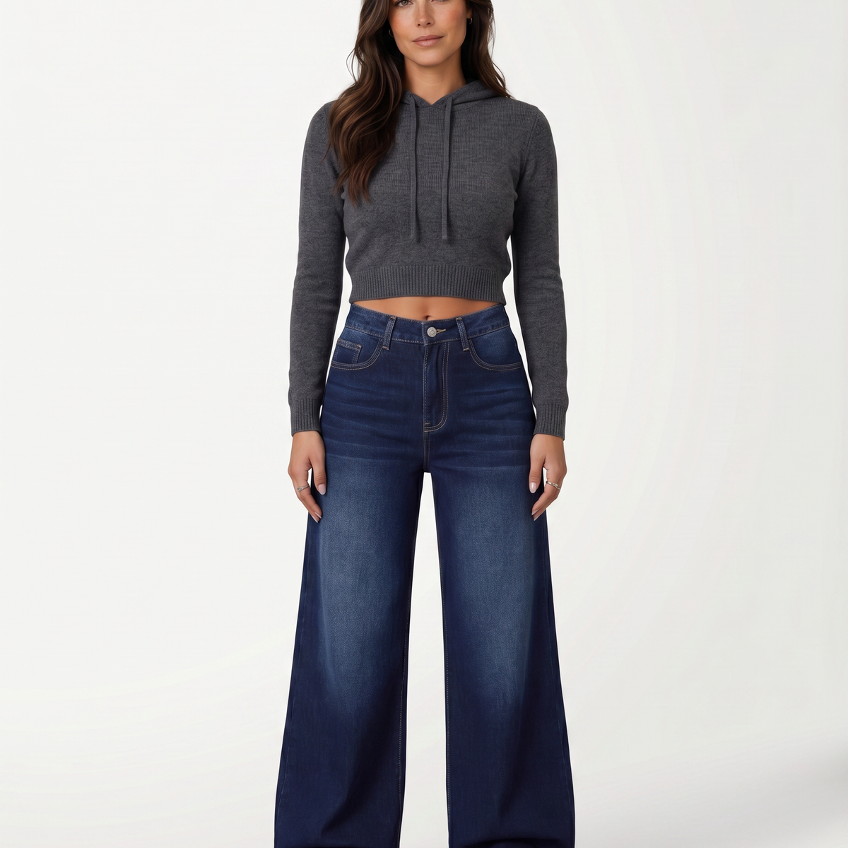 Leona | Wide-Leg Jeans with Mid Rise
