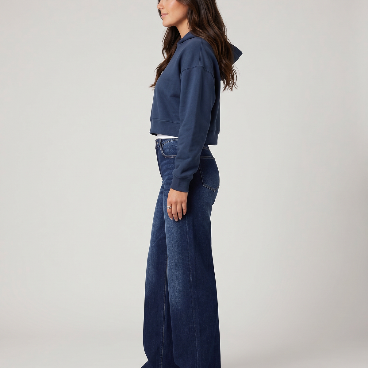 Leona | Wide-Leg Jeans with Mid Rise