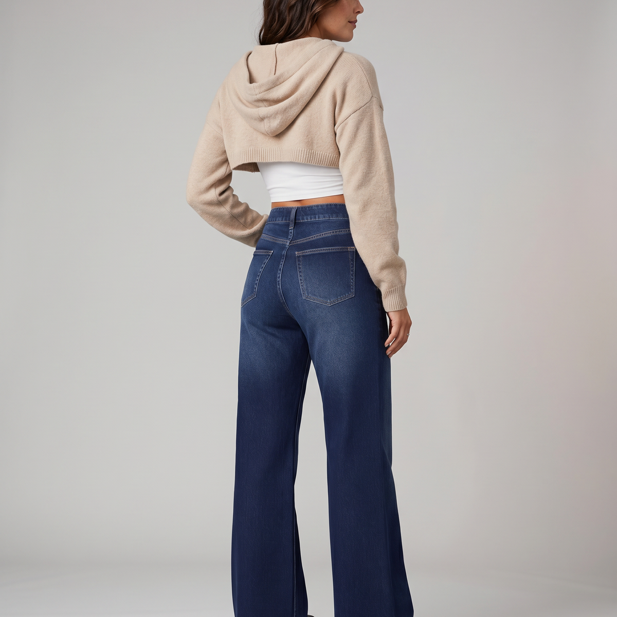 Leona | Wide-Leg Jeans with Mid Rise