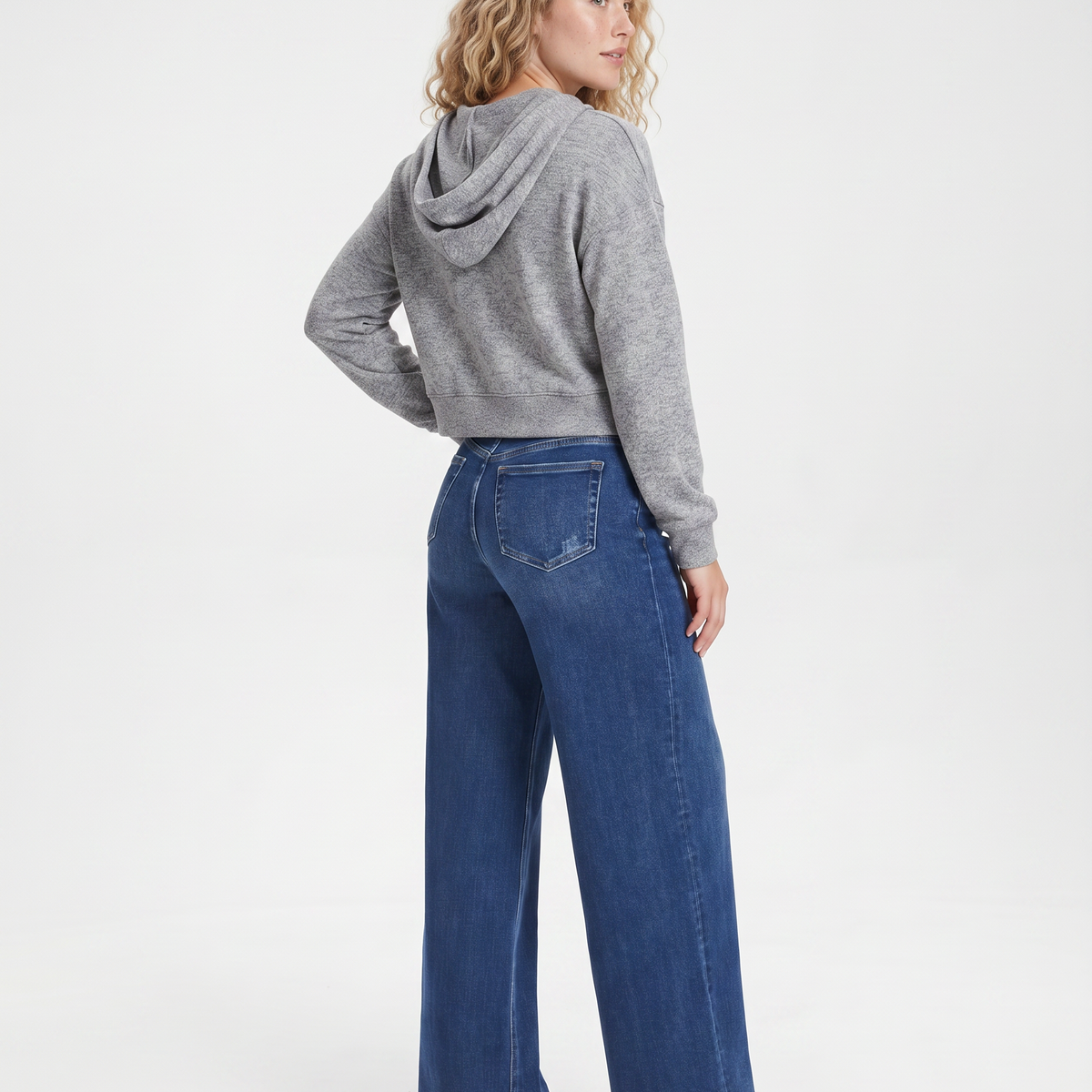 Alberta | Wide-Leg Jeans with Mid Waist