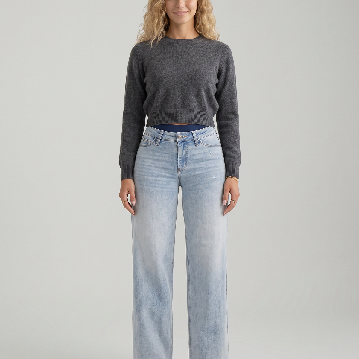 Alberta | Wide-Leg Jeans with Mid Waist