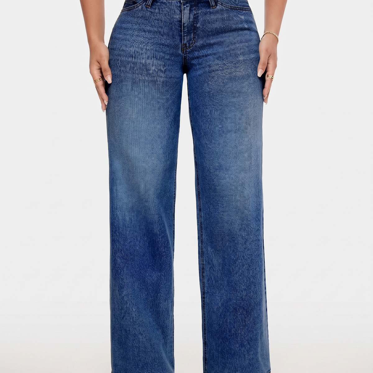 Alberta | Wide-Leg Jeans with Mid Waist