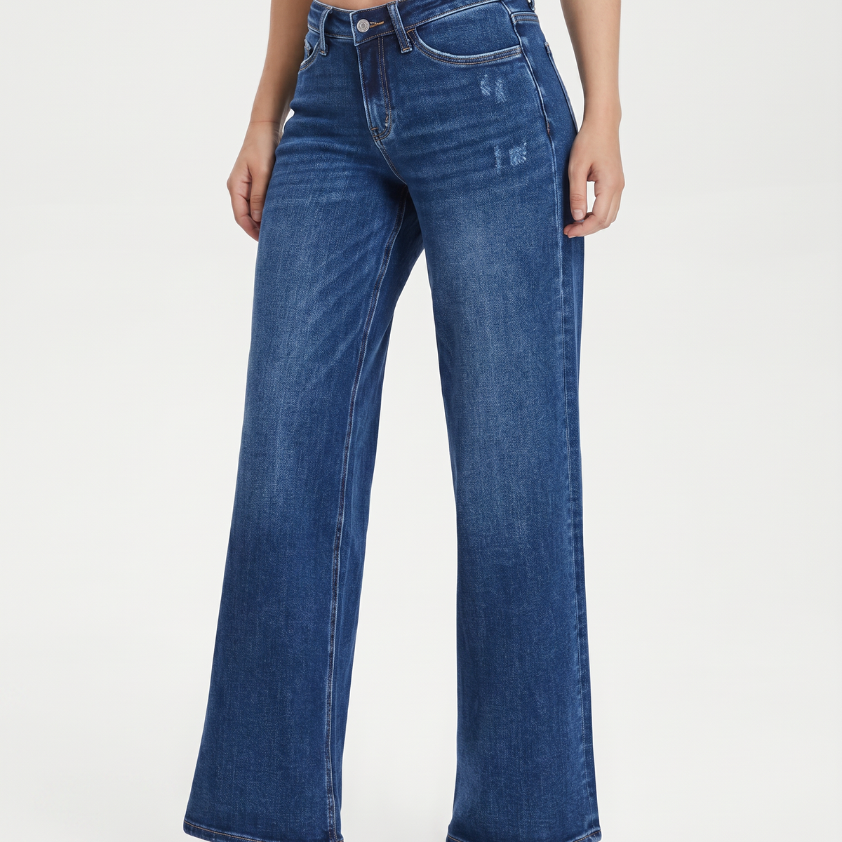 Alberta | Wide-Leg Jeans with Mid Waist