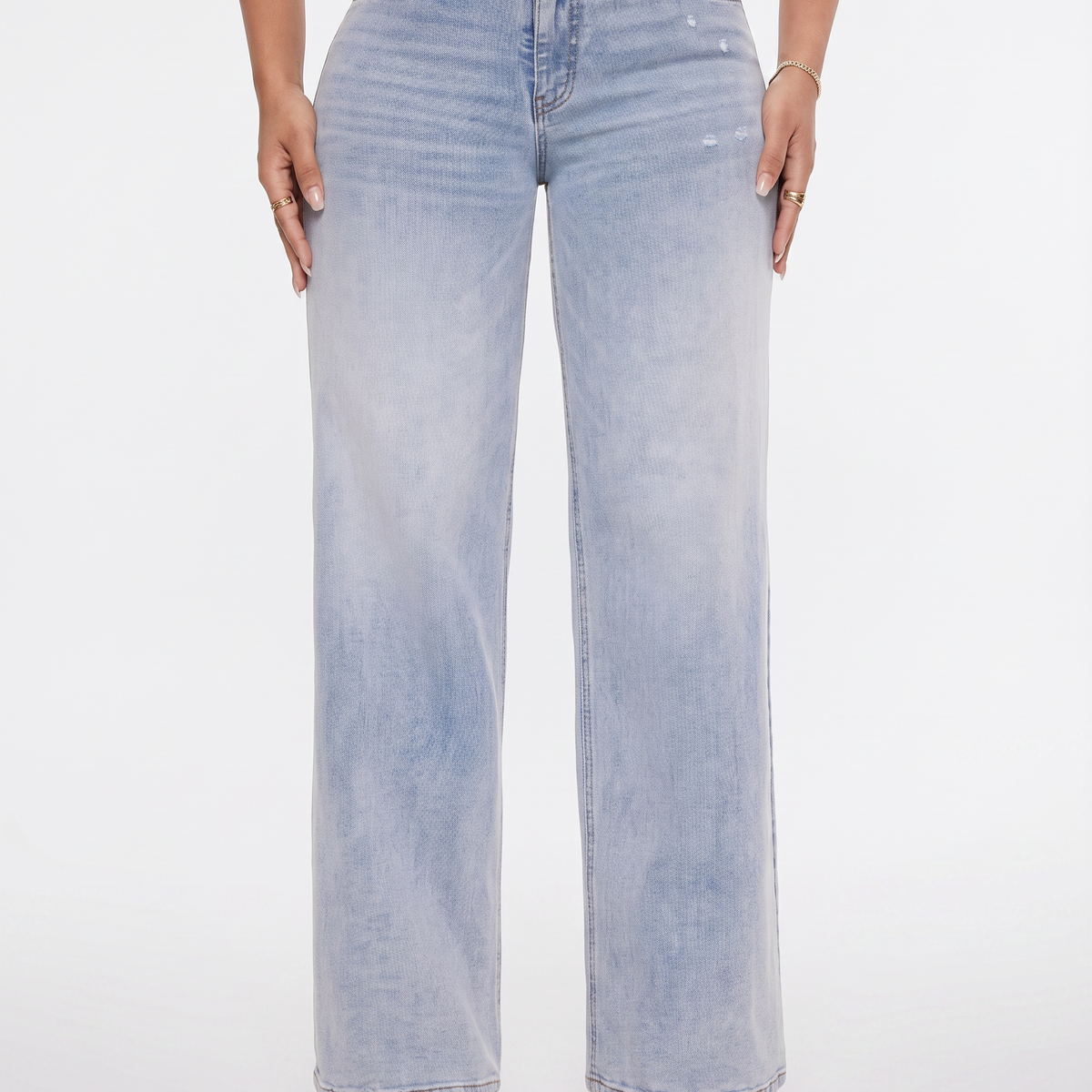 Alberta | Wide-Leg Jeans with Mid Waist