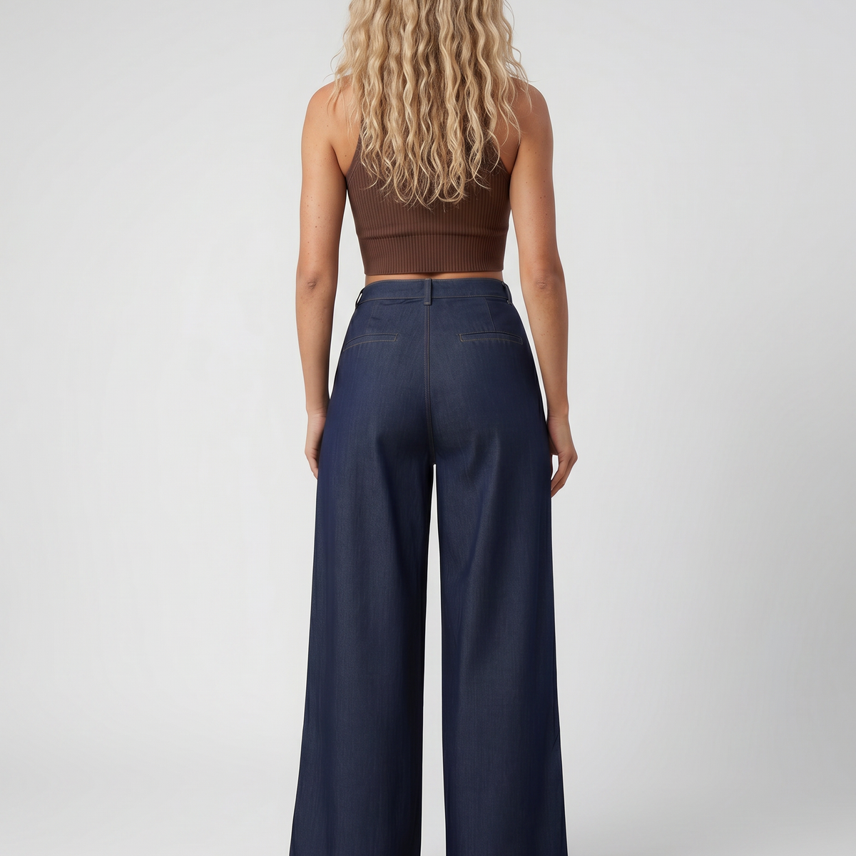Bessie | Wide-Leg Jeans with Front Closure